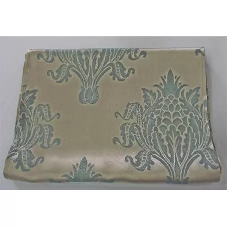 Caminho de Mesa Jacquard - Dourado com Azul