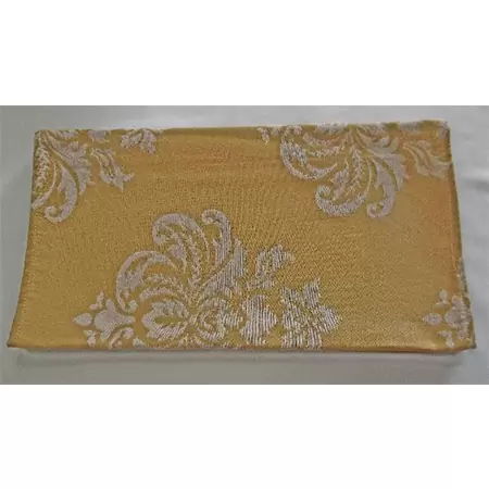 Caminho de Mesa Jacquard - Dourado