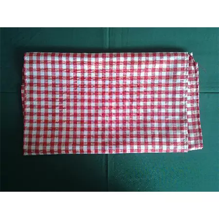 Caminho de Mesa Xadrez - Vermelho e Branco