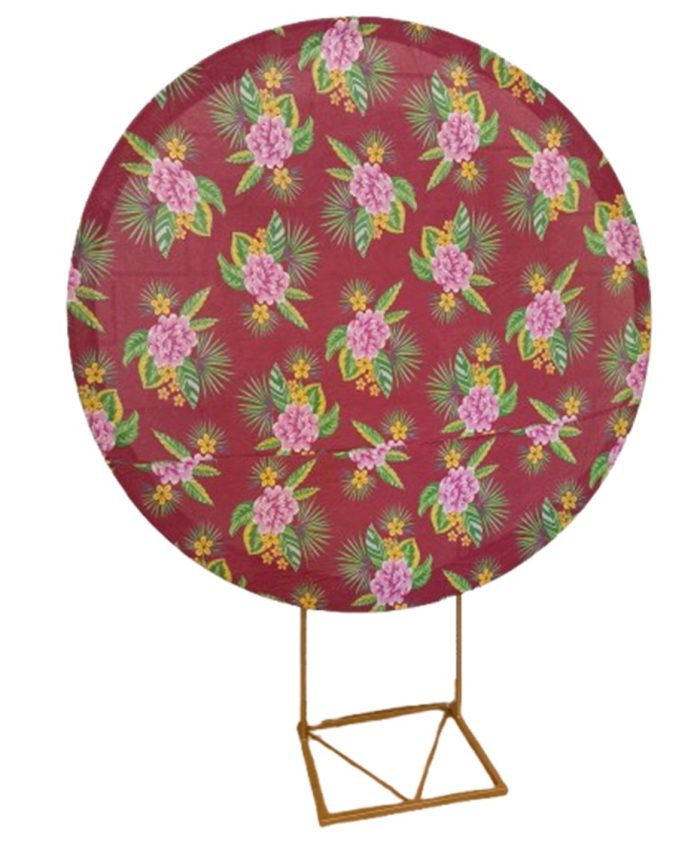 Painel Redondo Chita Marsala - 1,80m