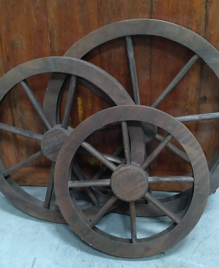 Rodas Carro de Boi Madeira P-M-G