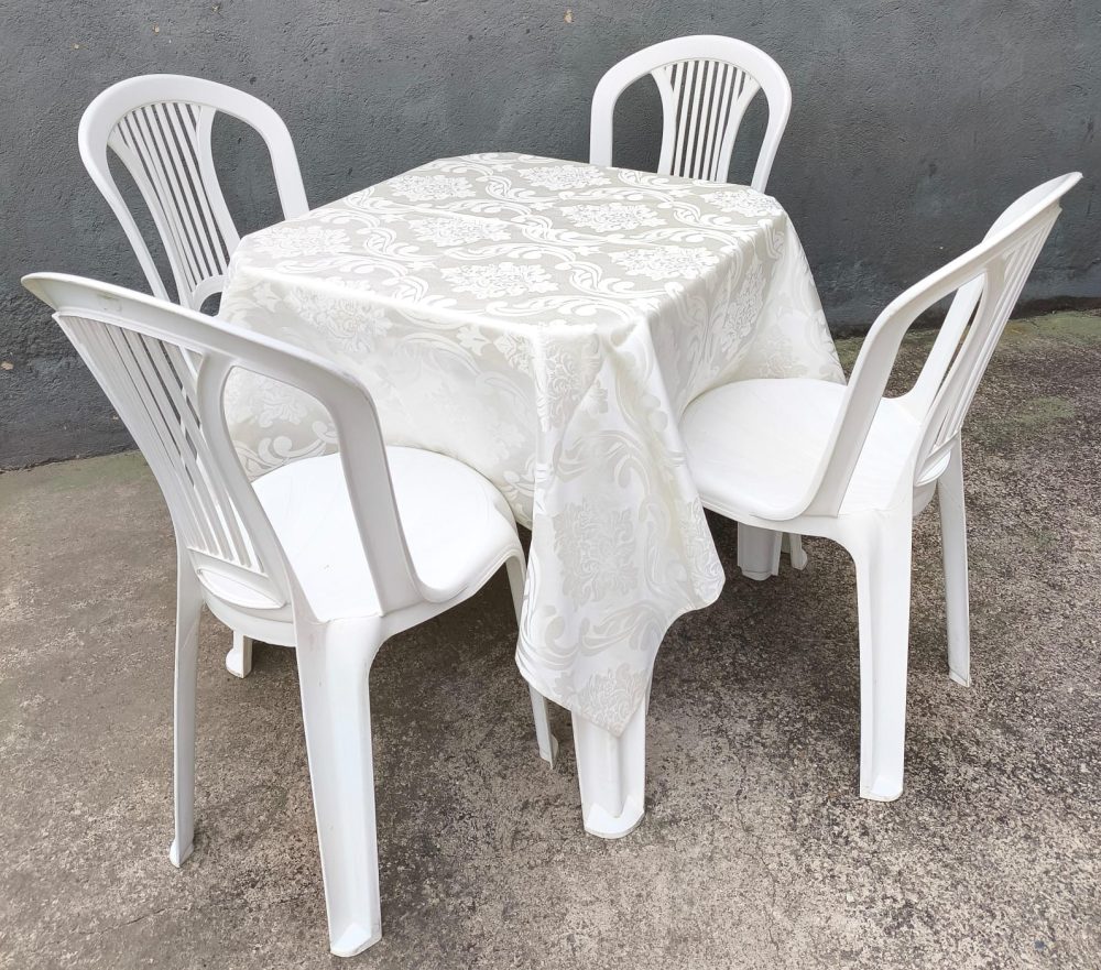 Toalha Quadrada Jacquard Off