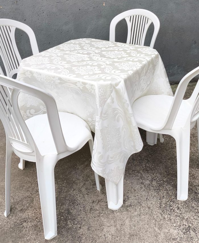 Toalha Quadrada Jacquard Off