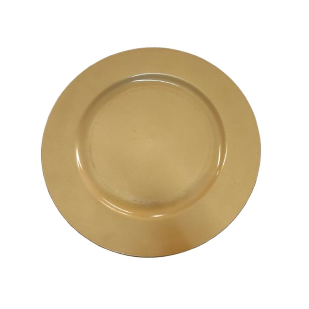 Sousplat Liso Dourado